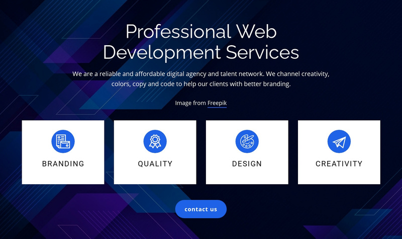 Web development services Squarespace Template Alternative