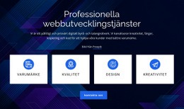 Webbsida För Webbutvecklingstjänster