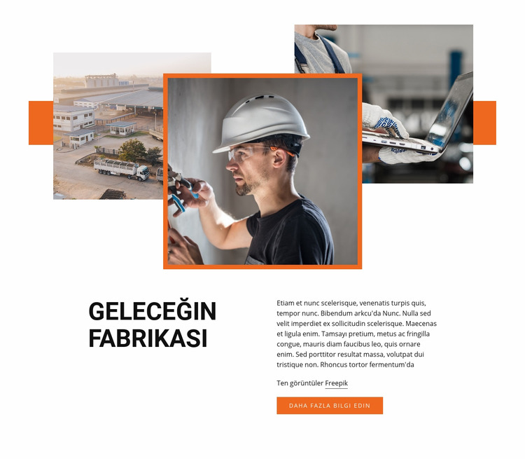 Industiral fabrikası Joomla Şablonu