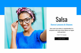 Salsa Dance Classes - Free HTML Template