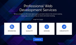 Web Development Services - Free Download Website Mockup