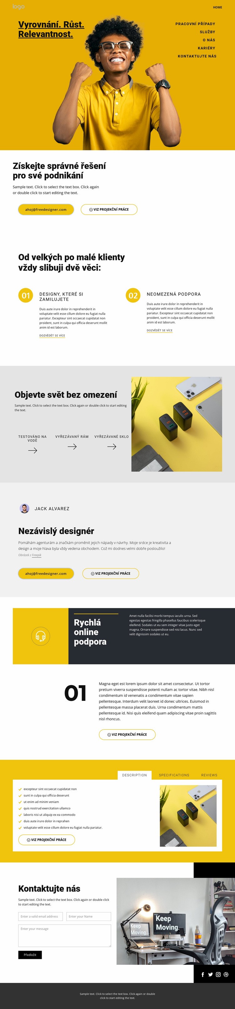 Naším cílem je kvalita Webový design