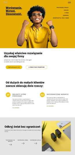 Jakość To Nasz Cel – Szablon HTML5