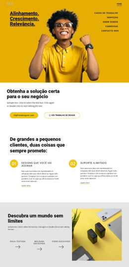 Qualidade É Nosso Objetivo – Página De Destino Para Qualquer Dispositivo