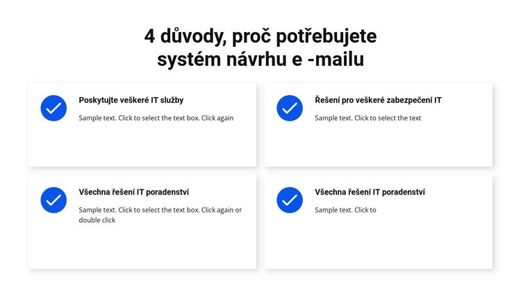 Služby na bílém pozadí Šablona