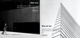 Über Gebäudekonstruktionen - Benutzerdefiniertes Website-Design