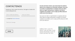 Contactos De La Empresa Constructora - Hermoso Diseño De Sitio Web