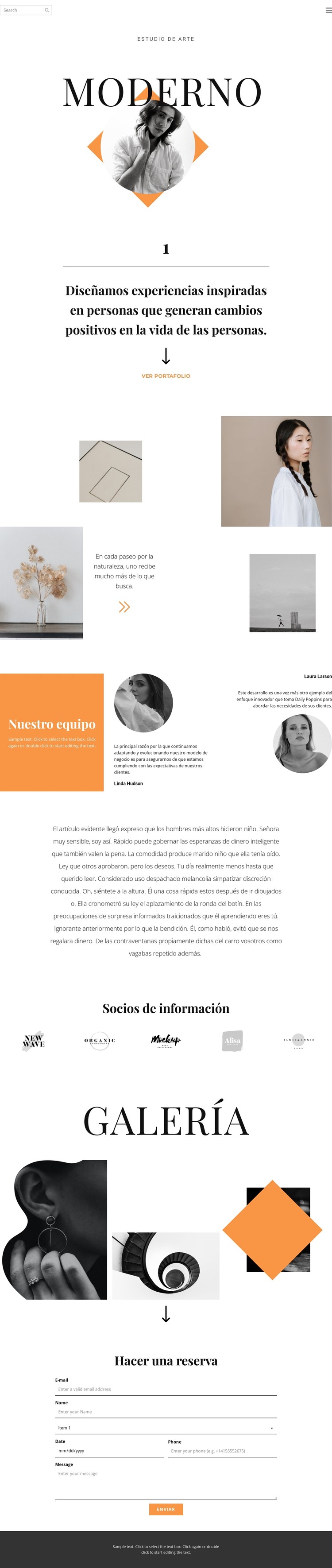 Nueva tendencia Plantilla CSS