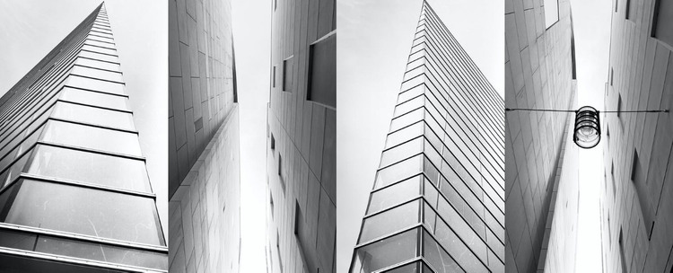 Galerie avec architecture Modèle HTML