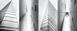 Galerie Avec Architecture - Page De Destination Simple