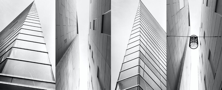 Gallery with architecture Homepage Design