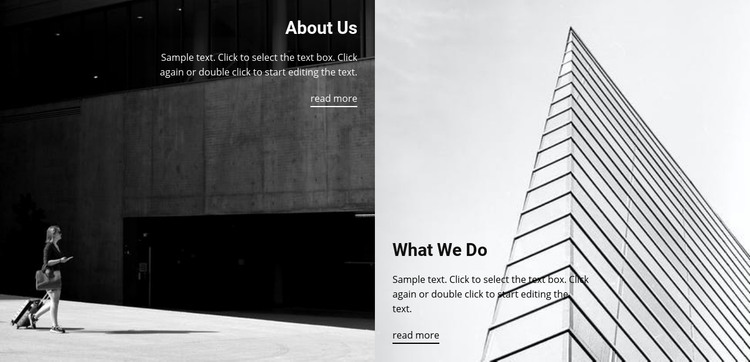 About building constructions Homepage Design