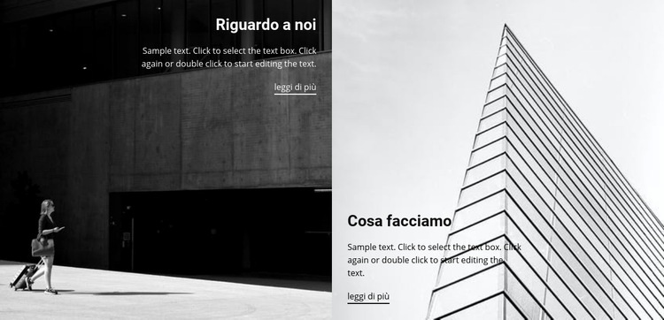 A proposito di costruzioni edili Mockup del sito web