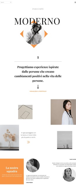 Nuova Moda - Modelli Di Siti Web Personali