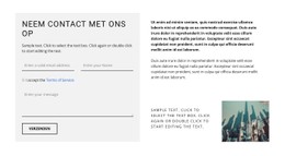 Responsieve HTML5 Voor Bedrijfscontacten Opbouwen