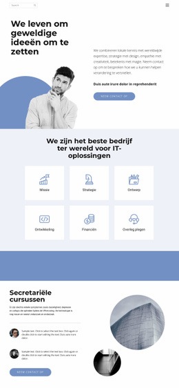 Multifunctioneel Websiteontwerp Voor Bedrijfspagina