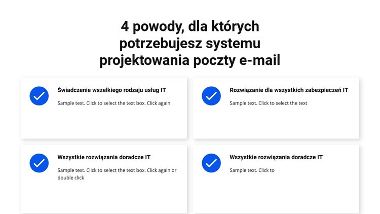 Usługi na białym tle Makieta strony internetowej