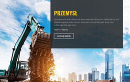 Ciężkie Maszyny Przemysłowe - Szablon Strony HTML