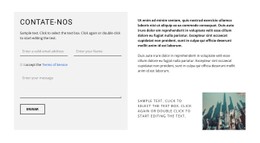 Construindo Contatos Da Empresa Template CSS