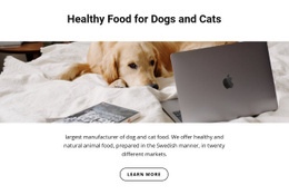 Hälsosam Mat För Husdjur - HTML5 Website Builder