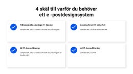 Målsida För Tjänster På Vit Bakgrund