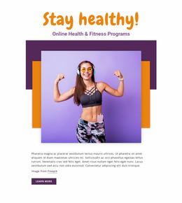 Online Fitness Programs