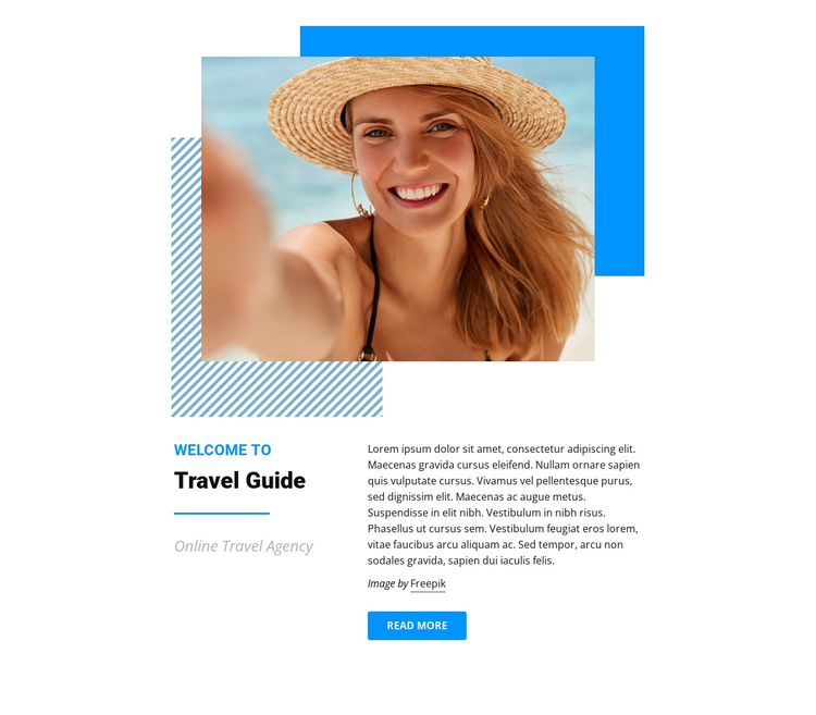 Tourism in Thailand One Page Template