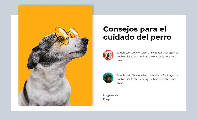 Realmente amo a las mascotas Plantilla HTML