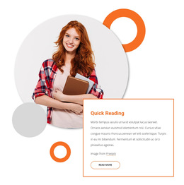 Become A Super Reader Html5 Responsive Template