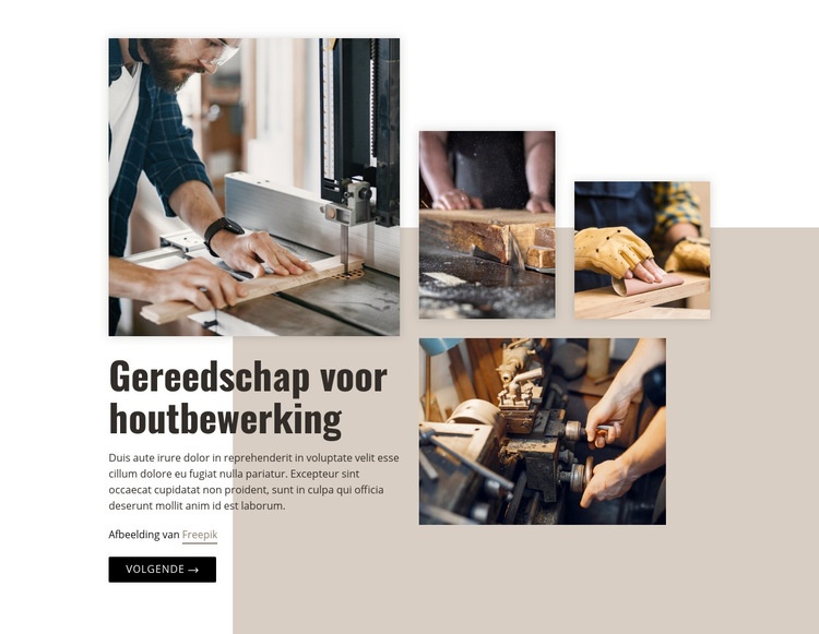 Houtverwerkende industrie Bestemmingspagina