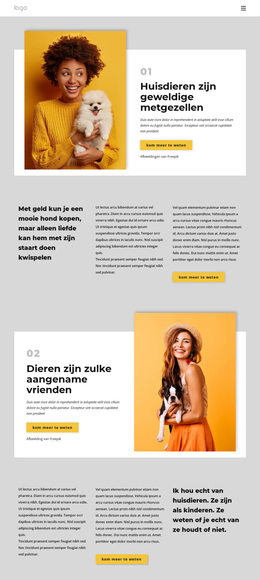 Waarom Huisdieren Ons Gelukkiger Maken - Geweldig WordPress-Thema