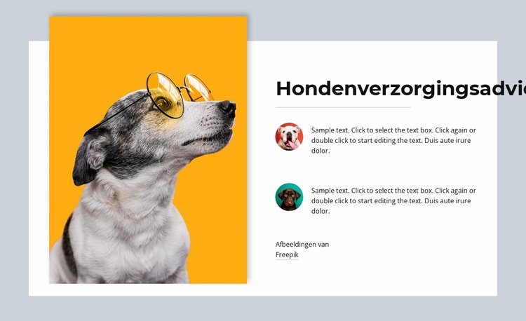 Ik hou echt van huisdieren Website Builder-sjablonen