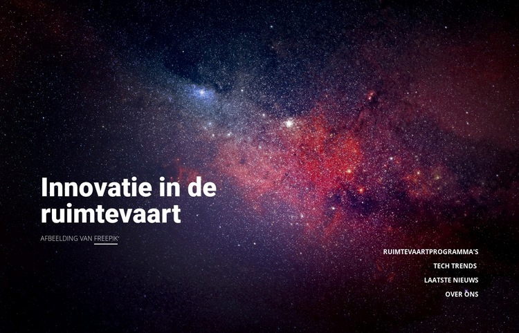 Innovatietechnologie Website ontwerp