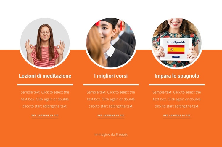 Capacità di pensiero creativo Modelli di Website Builder