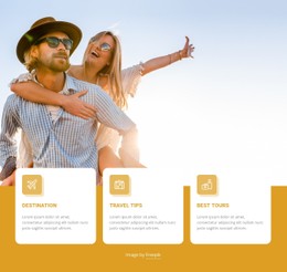 Travel Agency Propositions Ecommerce Website