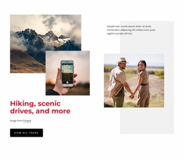 Awesome Website Design For Scenic Driving Trails