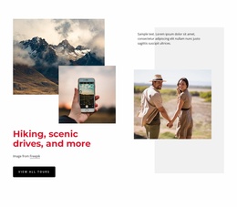 Scenic Driving Trails - Creative Multipurpose Landing Page