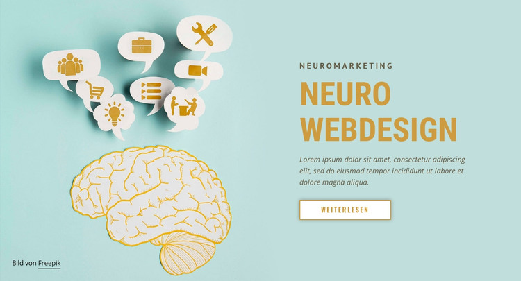 Neuro Web Design HTML-Vorlage