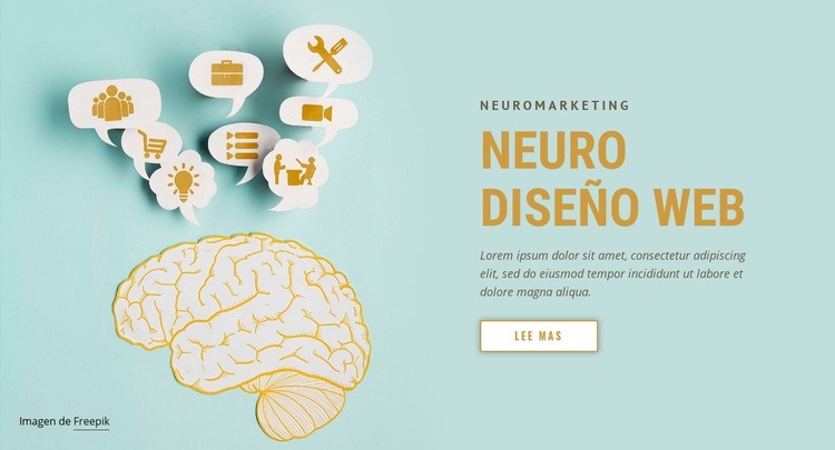 Diseño web neuro Plantilla HTML5