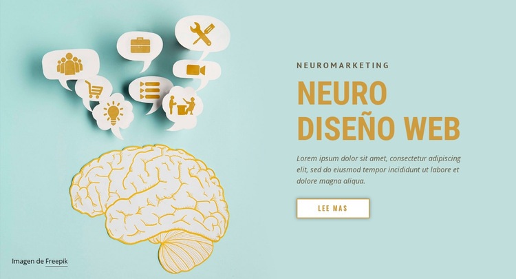 Diseño web neuro Plantilla