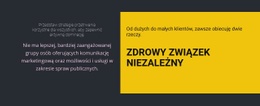 Nagłówki Na Ciemnym Tle - HTML Template Builder