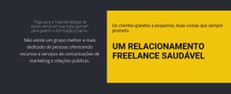 Títulos Em Fundo Escuro - Web Design Multifuncional