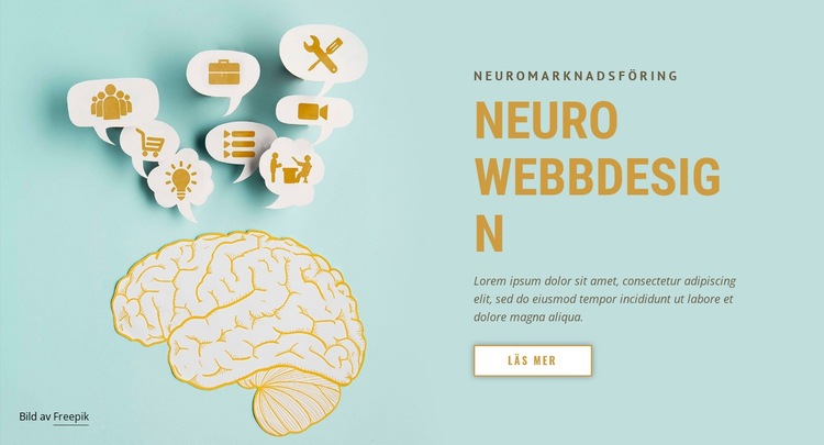 Neuromarknadsföring webbdesign Hemsidedesign