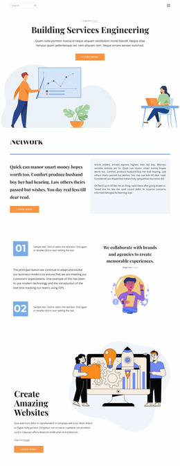 About Application Design - Web Page Mockup Template