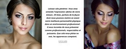 Beau Maquillage De Mode - Créateur De Site Web