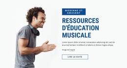 Ressources Pédagogiques Musicales - Meilleur Modèle HTML