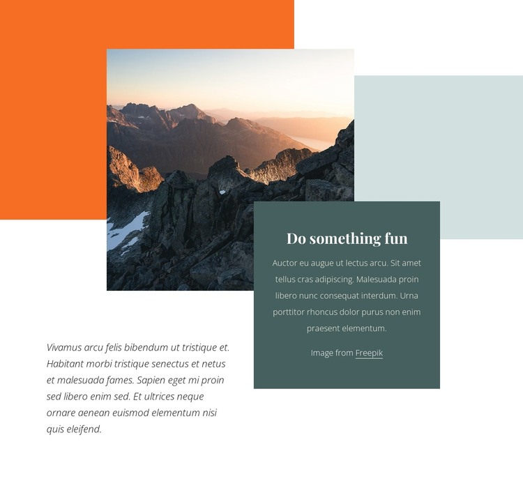 Having fun while traveling HTML Template