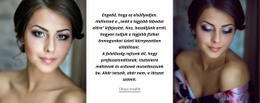 Tervezősablon Ehhez: Gyönyörű Divat Smink