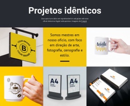 Projeto De Arte De Design - Belo Design De Site