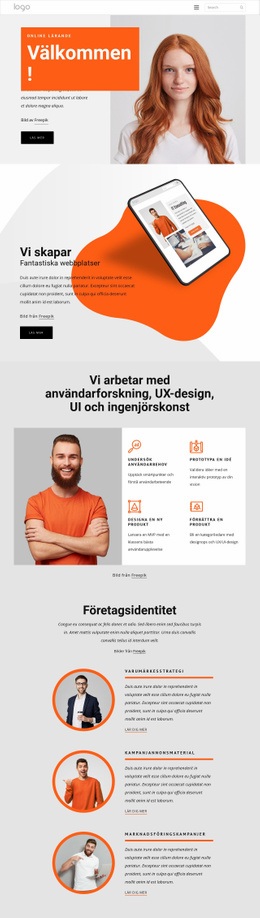 Vår Passion Är Att Väcka Varumärken Till Liv - Mallar Webbplatsdesign